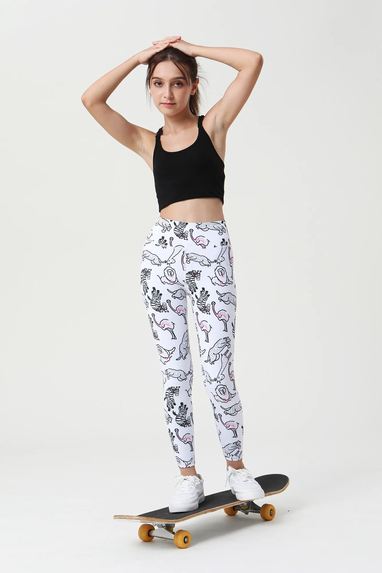 Colorful Patterns Little Yogi Leggings
